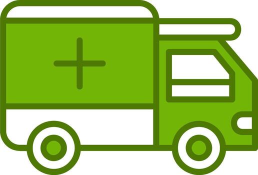 icono de vector de ambulancia