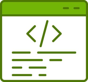 Web Programming Vector Icon