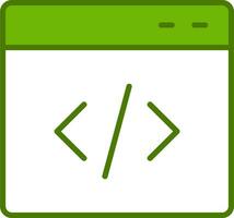 Coding Vector Icon