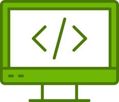 Web Coding Vector Icon
