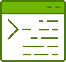 Code Terminal Vector Icon