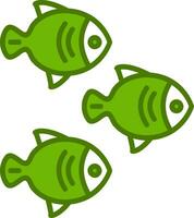 peces vector icono