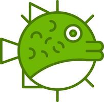 Puffer Fish Vector Icon