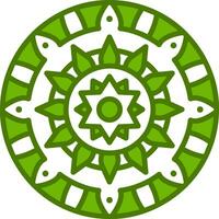 icono de vector de mandala