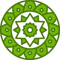 icono de vector de mandala