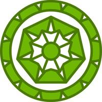 icono de vector de mandala