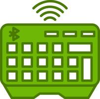 Wireless Keyboard Vector Icon