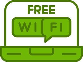 icono de vector wifi gratis