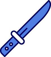 icono de vector de cuchillo