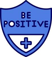 Be Positive Vector Icon