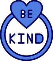Be Kind Vector Icon