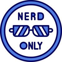 Nerd Only Vector Icon