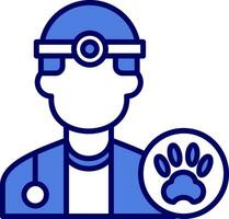 veterinario vector icono