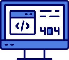 404 Error Vector Icon