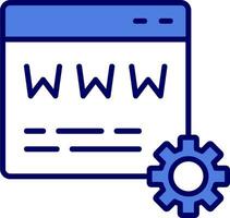 icono de vector de sitio web