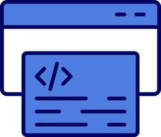 icono de vector html