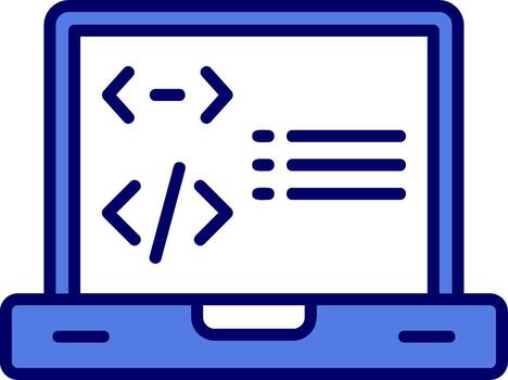 icono de vector de programación