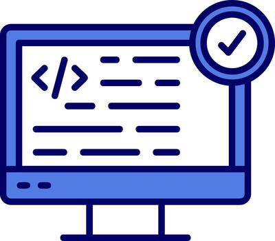 icono de vector de programación