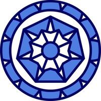 icono de vector de mandala