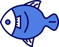 icono de vector de pescado