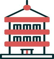 icono de vector de pagoda