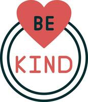 Be Kind Vector Icon