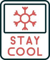 Stay Cool Vector Icon