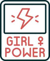 Girl Power Vector Icon