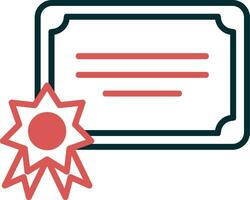 Certificate Vector Icon