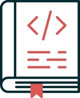 Coding Book Vector Icon