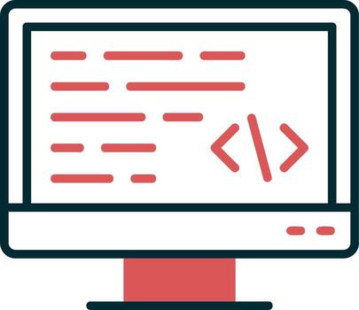 icono de vector de programación