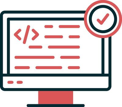 icono de vector de programación