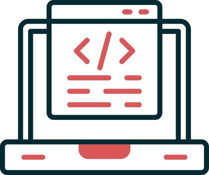 icono de vector de programación