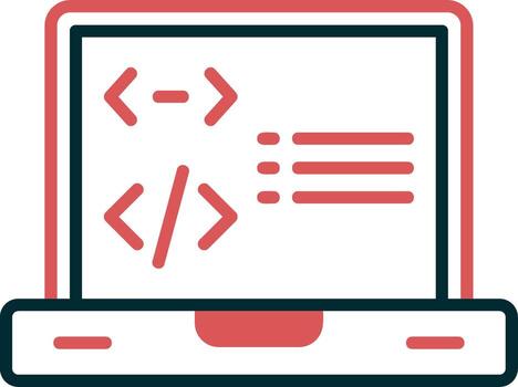 icono de vector de programación