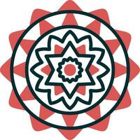 icono de vector de mandala