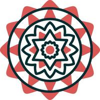 icono de vector de mandala