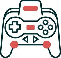 icono de vector de controlador de juego