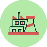 Factory Plant Vector Icon