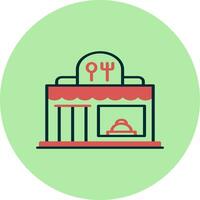 icono de vector de restaurante