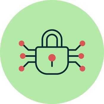 Data Encryption Vector Icon