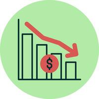 Economic Crisis Vector Icon