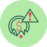 Insolvent Vector Icon