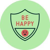 Be Happy Vector Icon