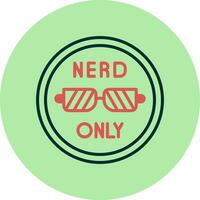 Nerd Only Vector Icon