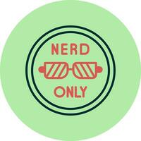 Nerd Only Vector Icon