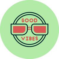 Good Vibes Vector Icon