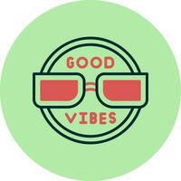 Good Vibes Vector Icon