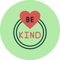 Be Kind Vector Icon