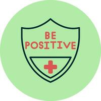 Be Positive Vector Icon