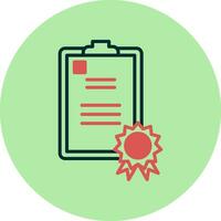 icono de vector de contrato